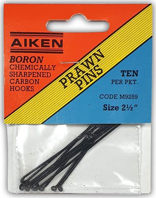 Aiken Boron Prawn Pins 2.5in 10pc